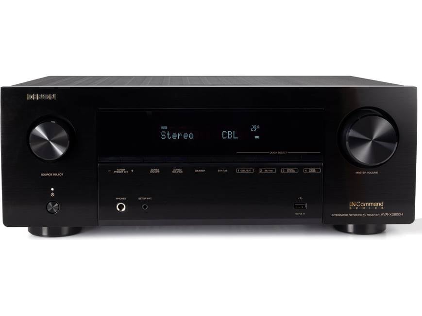 Denon AVR-X2800H 7.2-channel home theatre receiver with Dolby