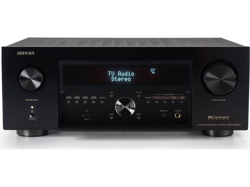 Denon AVR-X6800H 11.4-channel home theatre receiver with Dolby