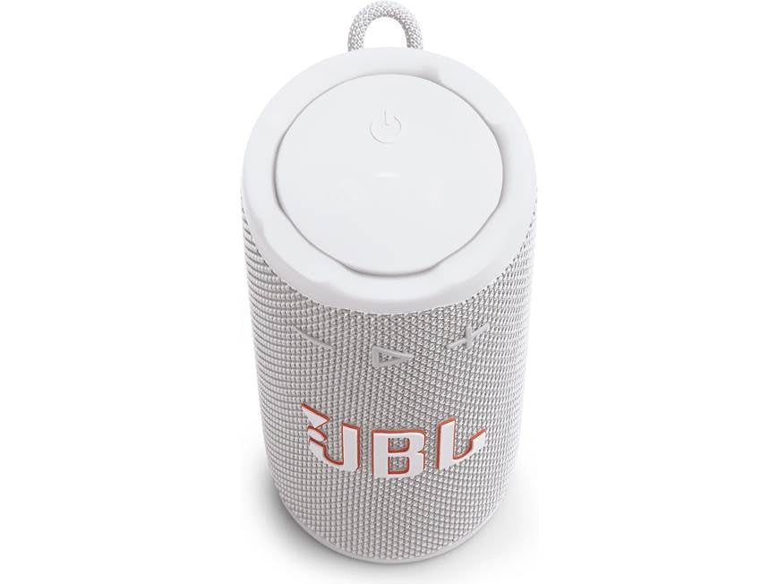 JBL Grip (White) Waterproof portable Bluetooth® speaker with
