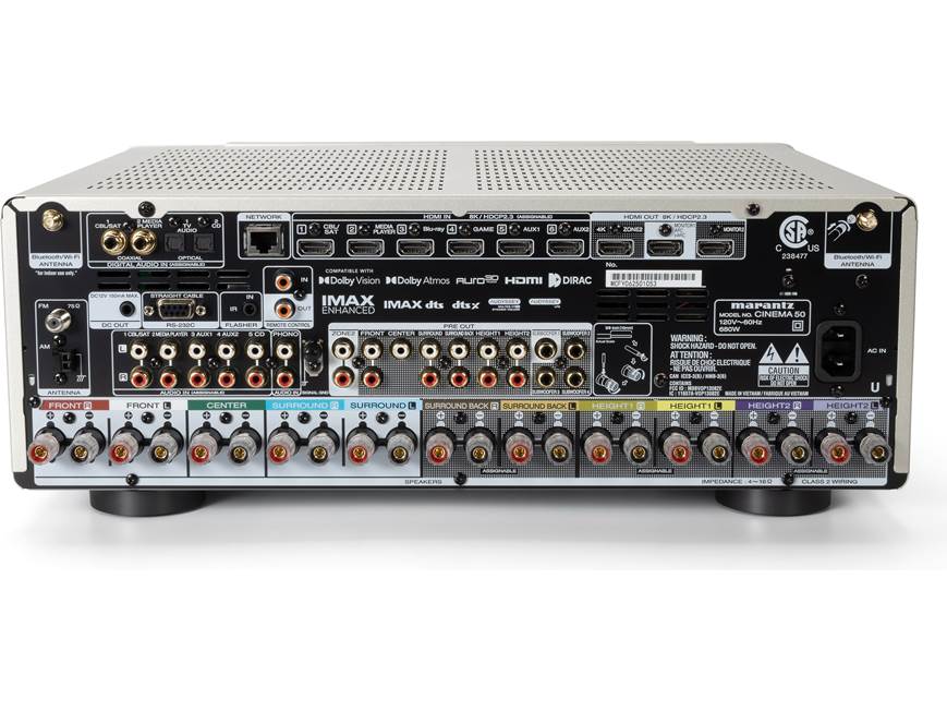 Marantz Cinema 50 (Silver Gold) 9.4-channel home theatre receiver