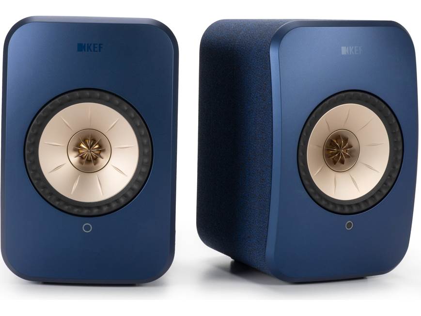 KEF LSX II (Cobalt Blue, Fabric) Powered speakers with Wi-Fi