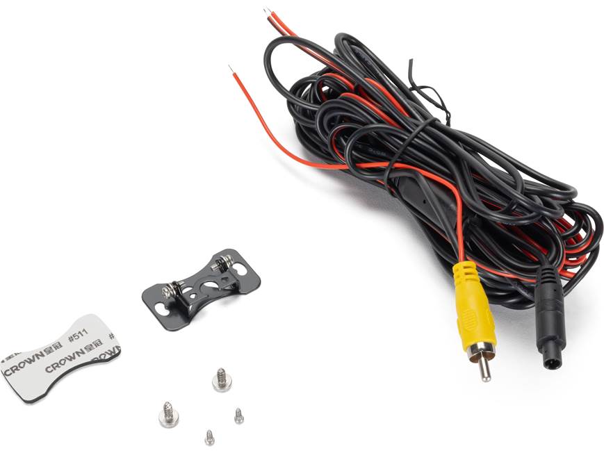 Audiovox ACA801 Backup camera with active parking lines — license