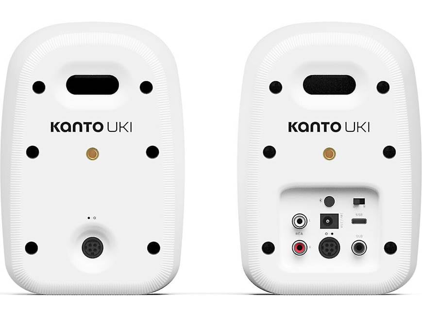 Kanto UKI (Chalk) Powered desktop stereo speakers with Bluetooth