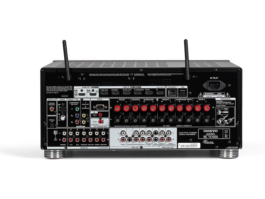 Onkyo TX-RZ50 9.2-channel home theatre receiver with Dolby Atmos
