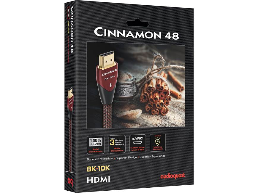 AudioQuest Cinnamon 48 (3 meters/10 feet) Ultra High Speed 48Gbps