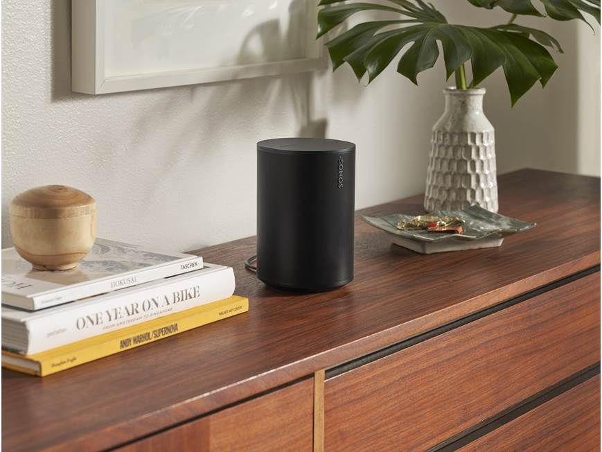 Sonos Era 100 (Black) Wireless powered speaker with Wi-Fi®, Apple