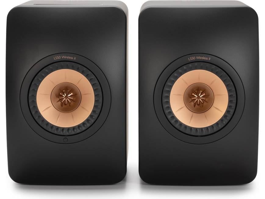 KEF LS50 Wireless II (Carbon Black) Powered stereo speakers with