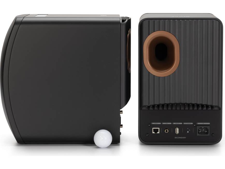 KEF LS50 ブラック KEF LS50 Wireless II (Carbon Black) Powered stereo speakers with