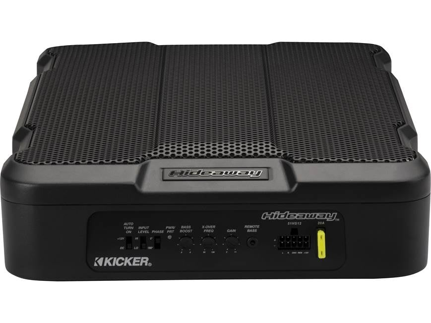 KICKER Hideaway コンパクトウーファー Kicker 51HS12 Hideaway™ compact powered subwoofer with 12