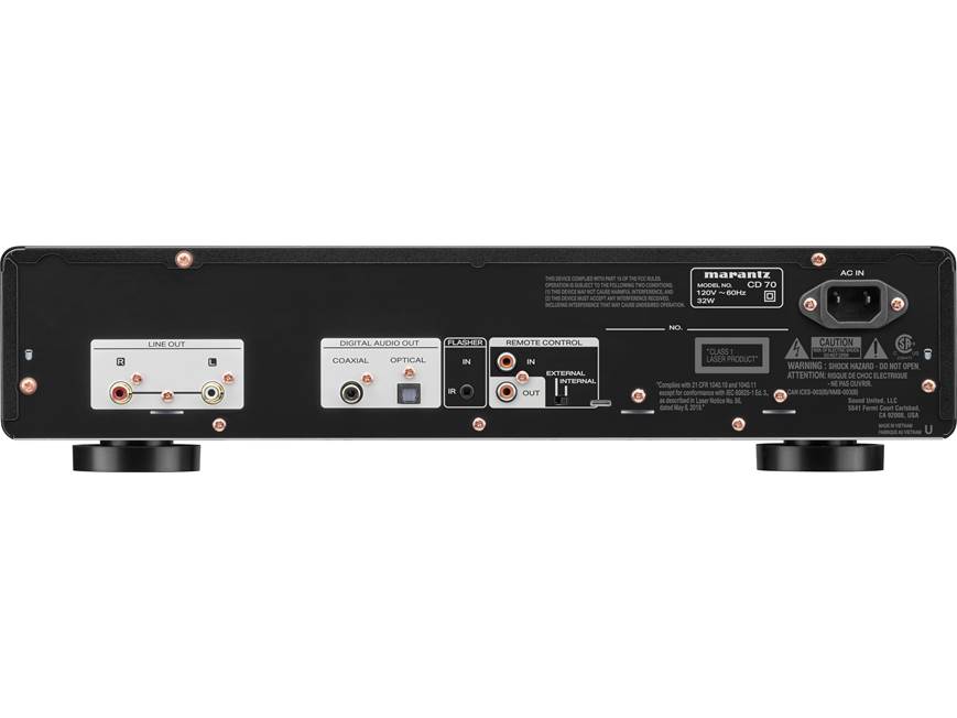 Marantz CD 70 Single-disc CD player with front-panel USB port for