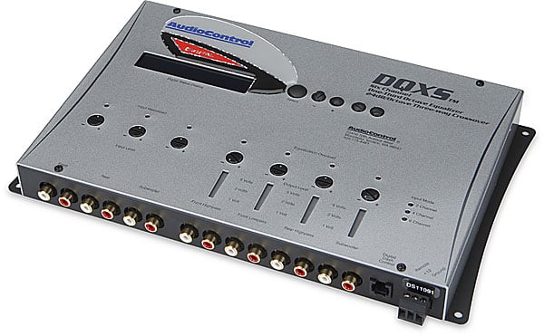 AudioControl DQXS 6-channel digital equalizer with 4-way crossover