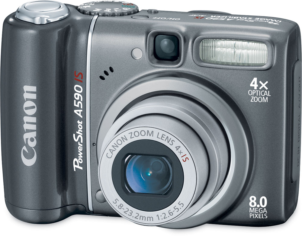 Customer Reviews: Canon PowerShot A590 IS 8-megapixel digital
