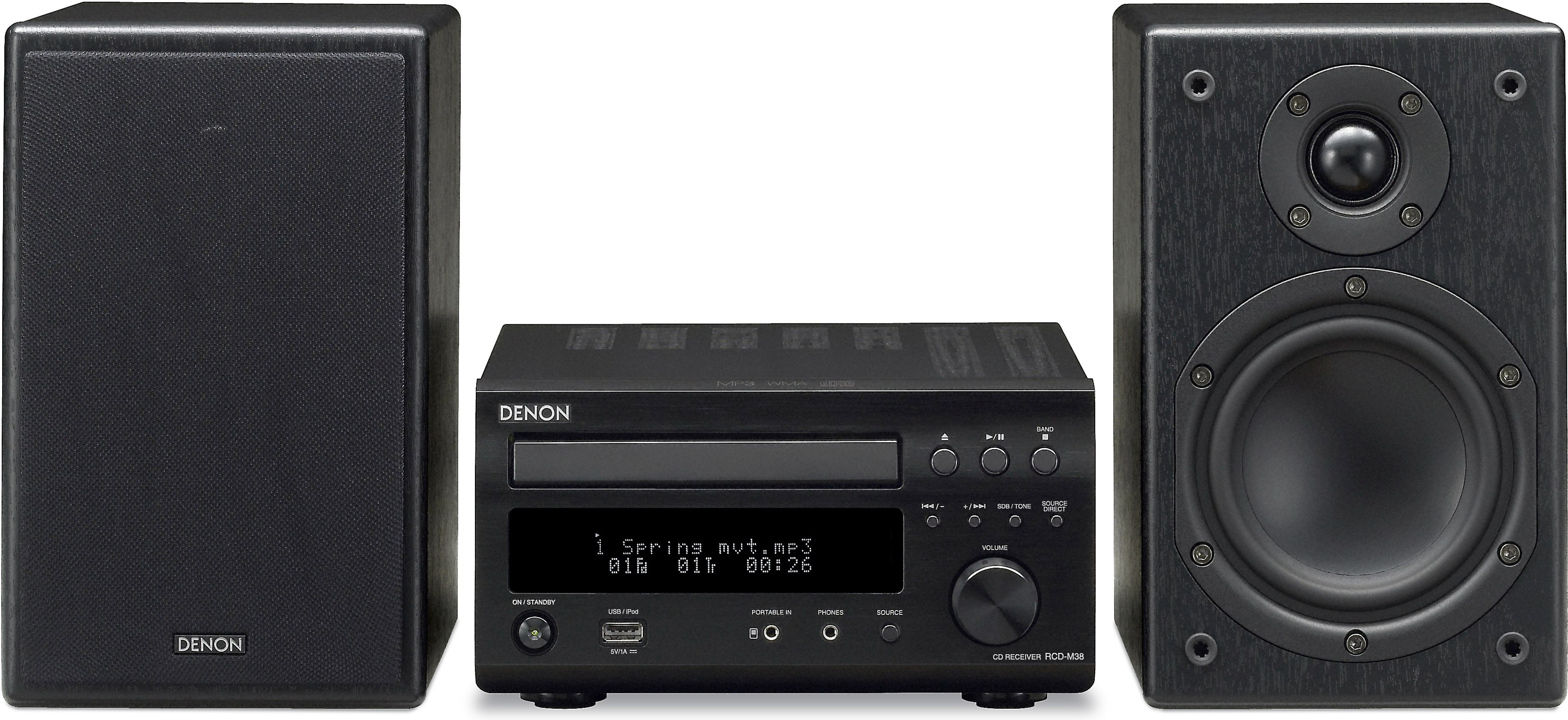Customer Reviews: Denon D-M38 CD/AM/FM micro desktop stereo system
