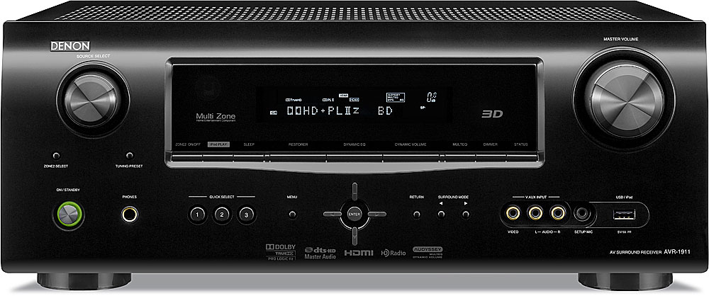 Customer Reviews: Denon AVR-1911 Home theatre receiver with 3D