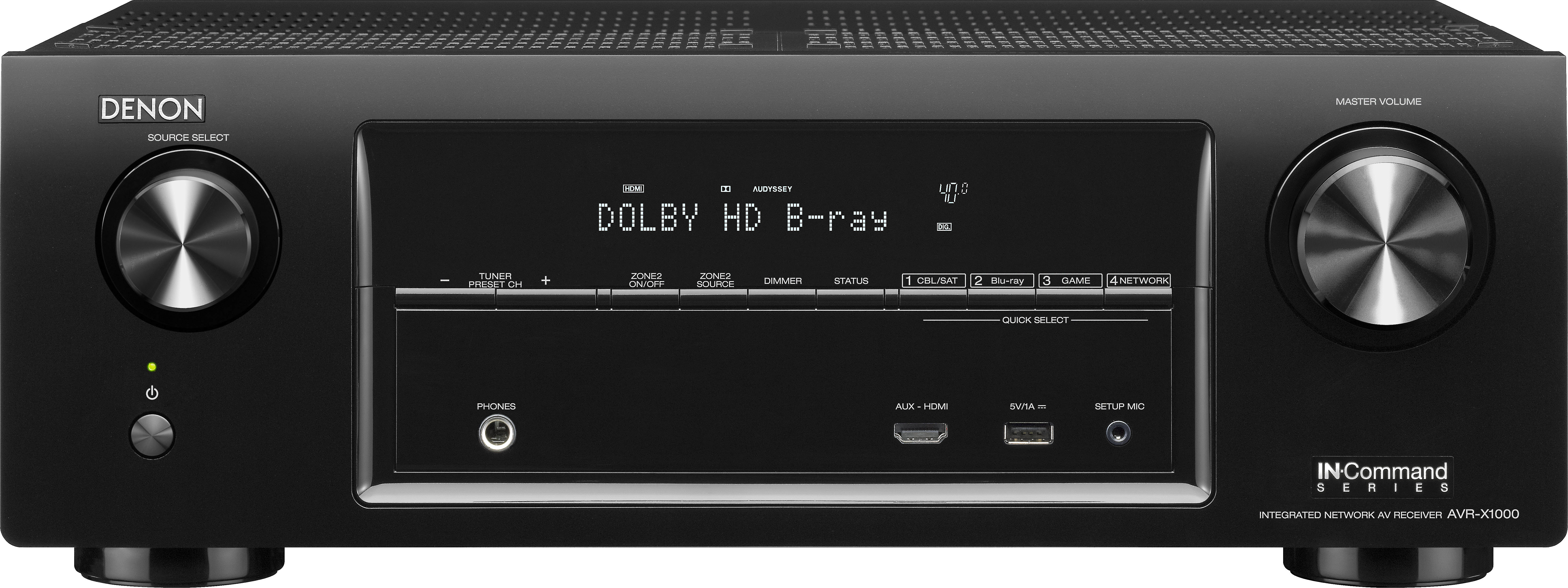 Customer Reviews: Denon AVR-X1000 IN-Command 5.1-channel home