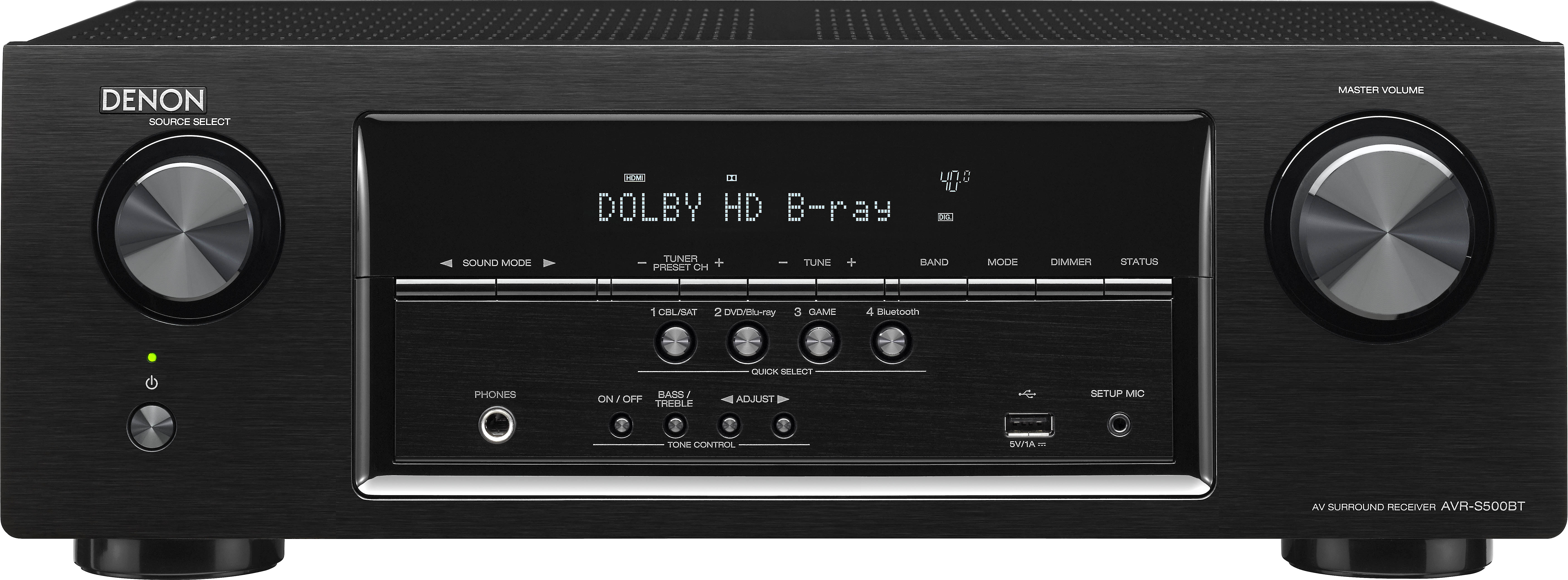 Customer Reviews: Denon AVR-S500BT 5.2-channel home theatre receiver ...