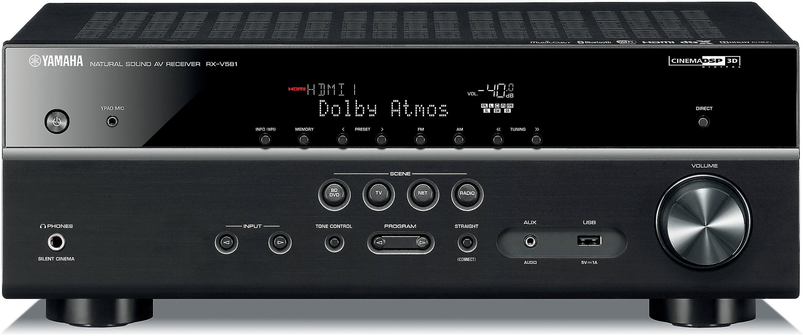Customer Reviews: Yamaha RX-V581 7.2-channel home theatre receiver