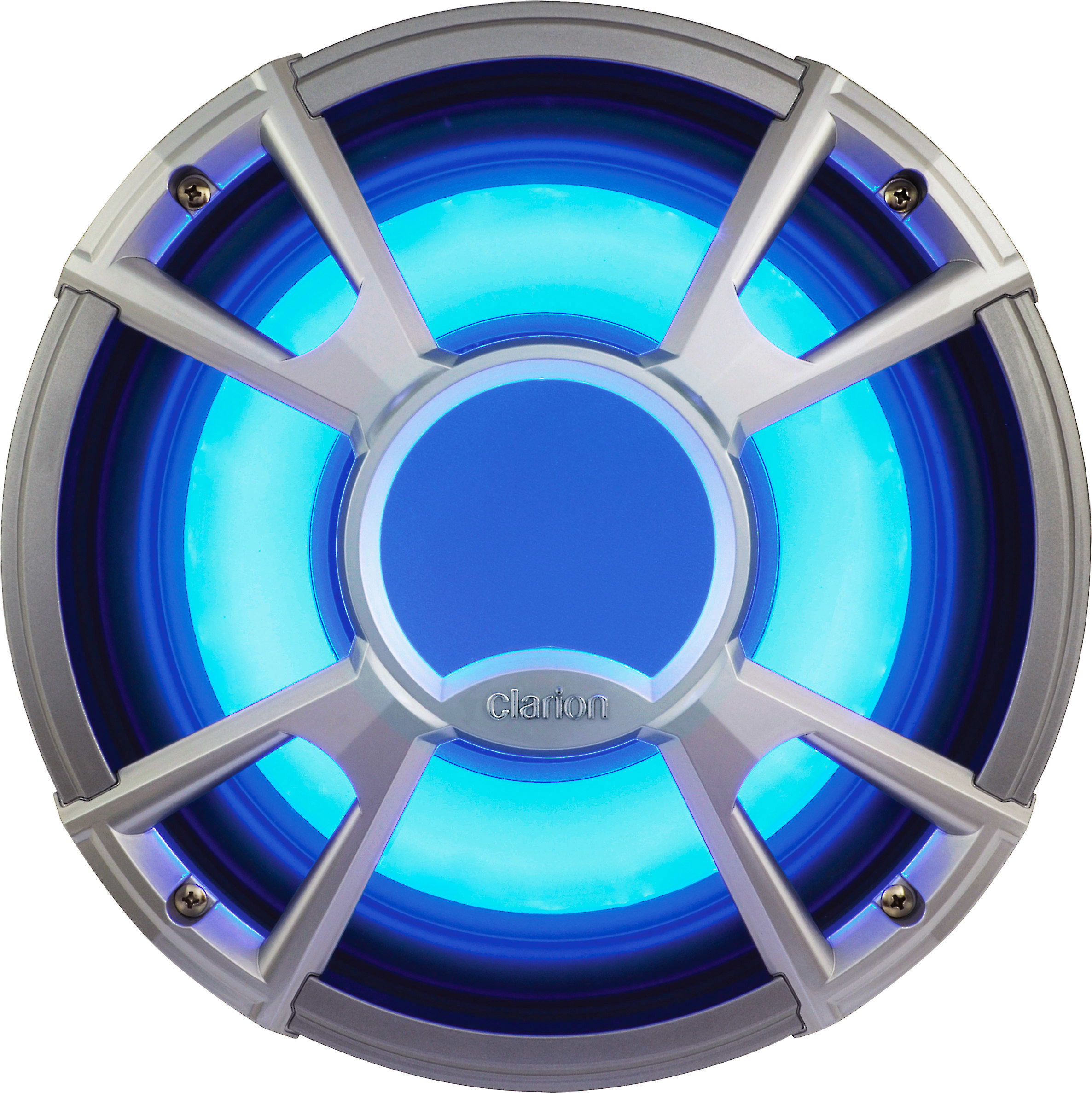 blue subwoofer