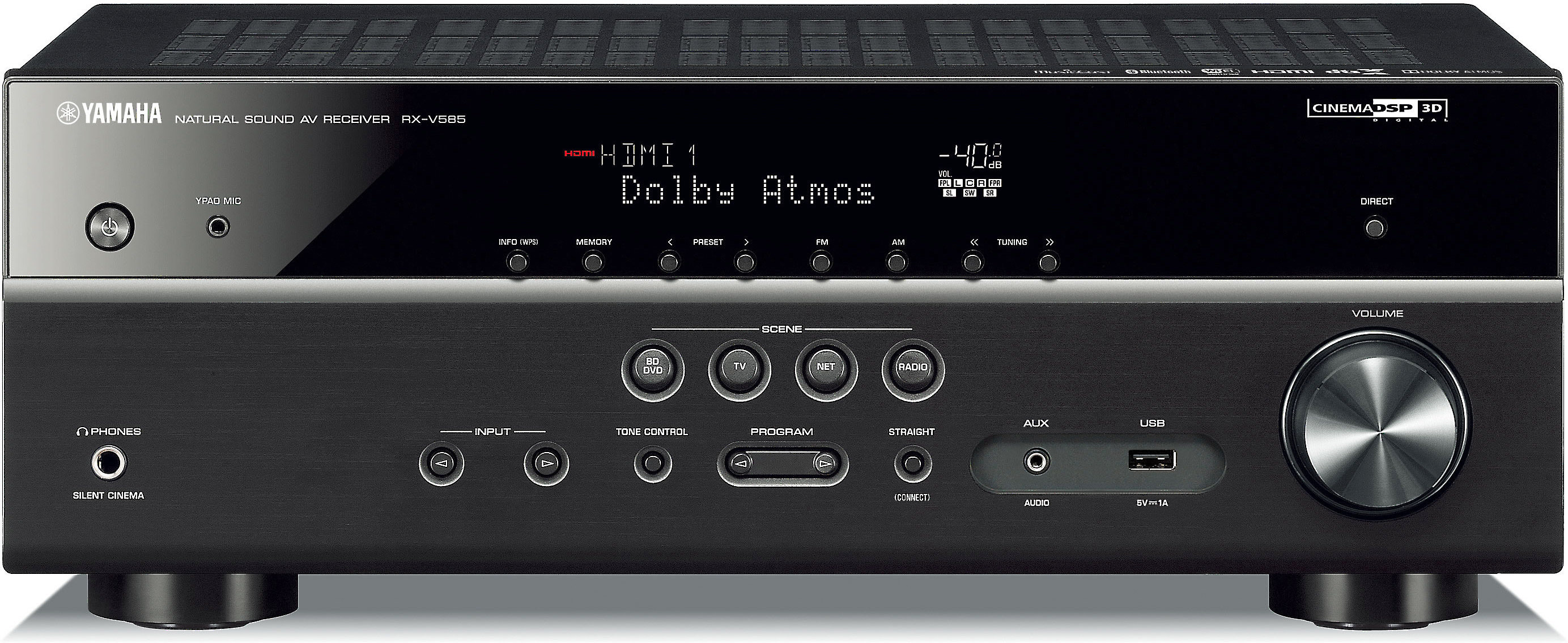 Customer Reviews: Yamaha RX-V585 7.2-channel home theatre receiver