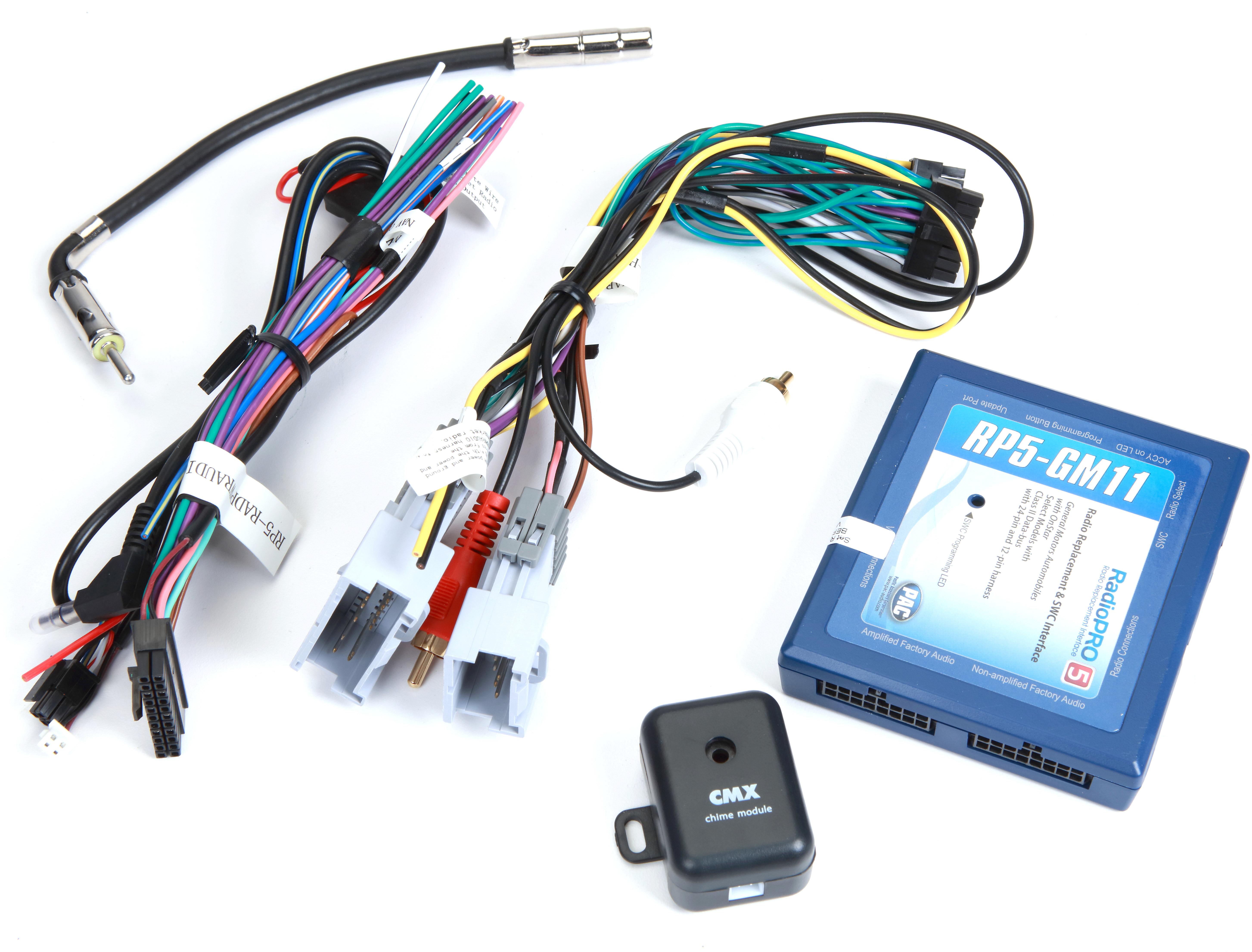 PAC RP5-GM11 Wiring Interface Connect a new car stereo and ... 2006 chevrolet malibu stereo wiring diagram 