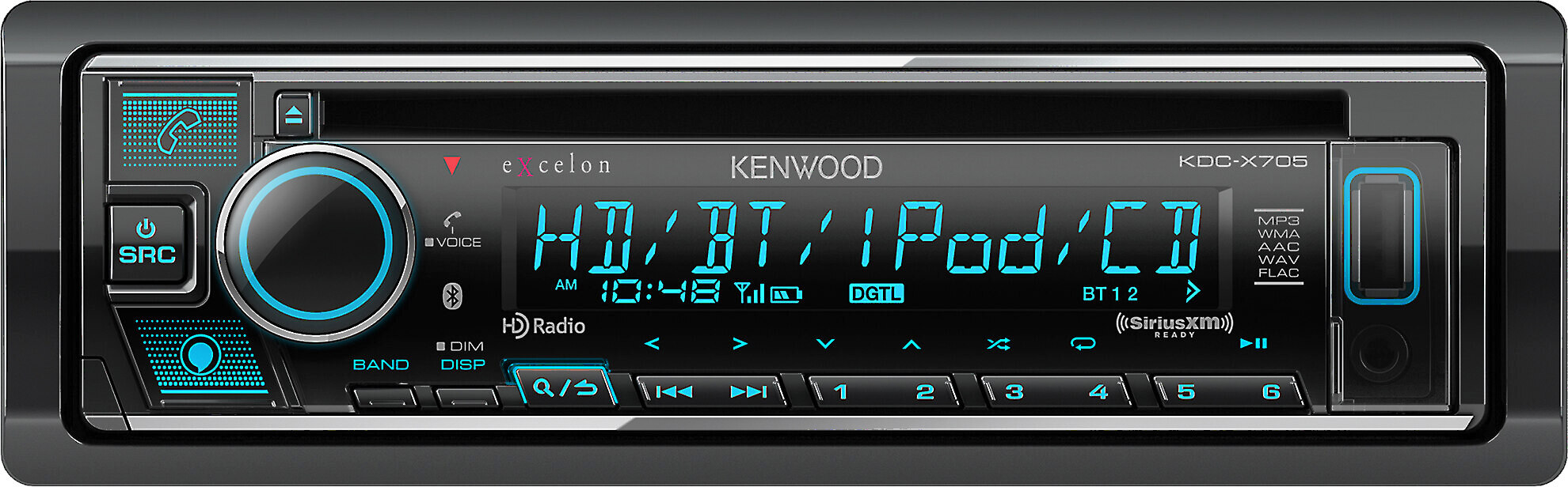 Customer Reviews: Kenwood Excelon KDC-X705 CD receiver at