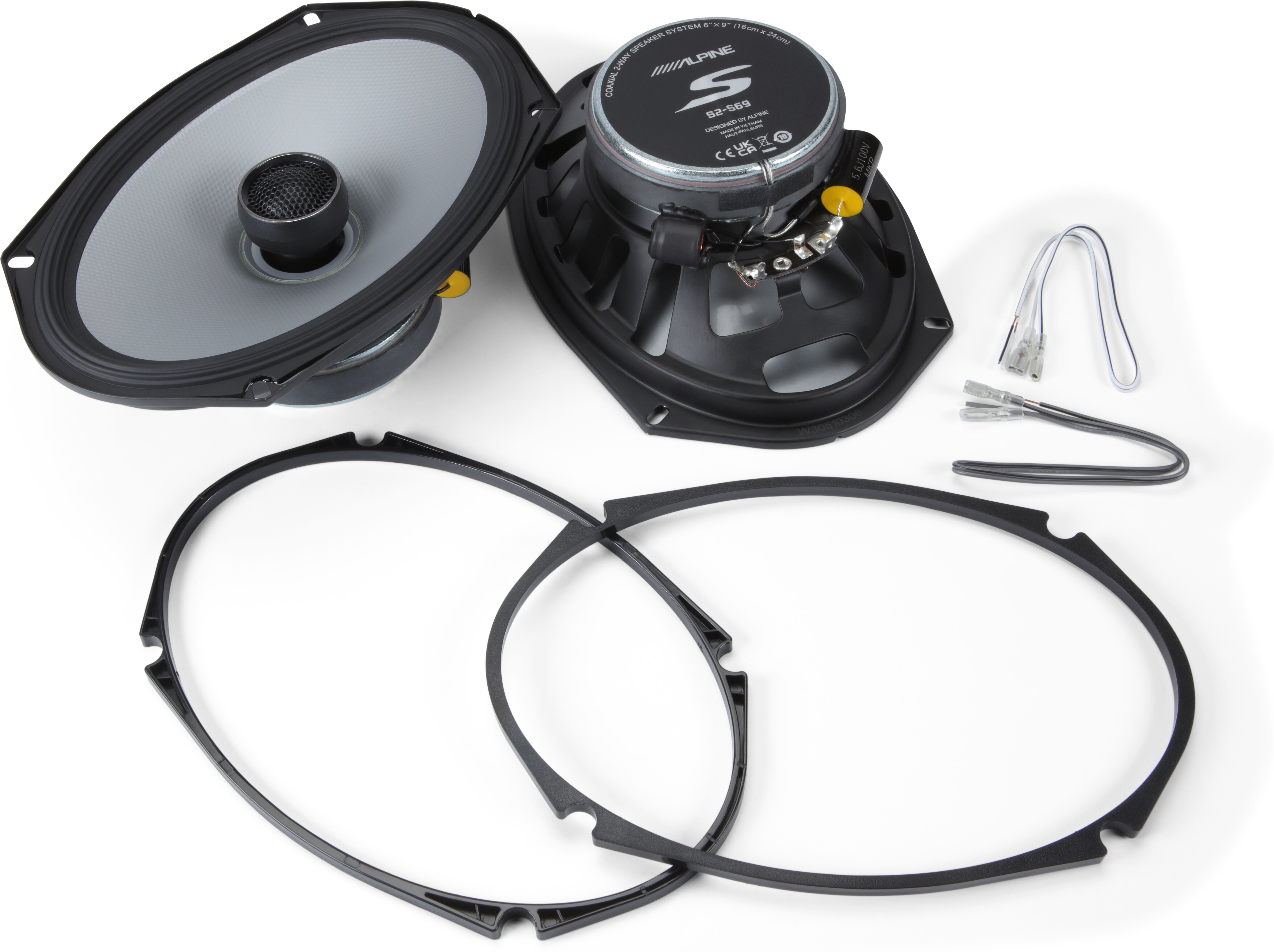 Customer Reviews: Alpine S2-S69 Next-Generation S-Series 6"x9" 2-way ...