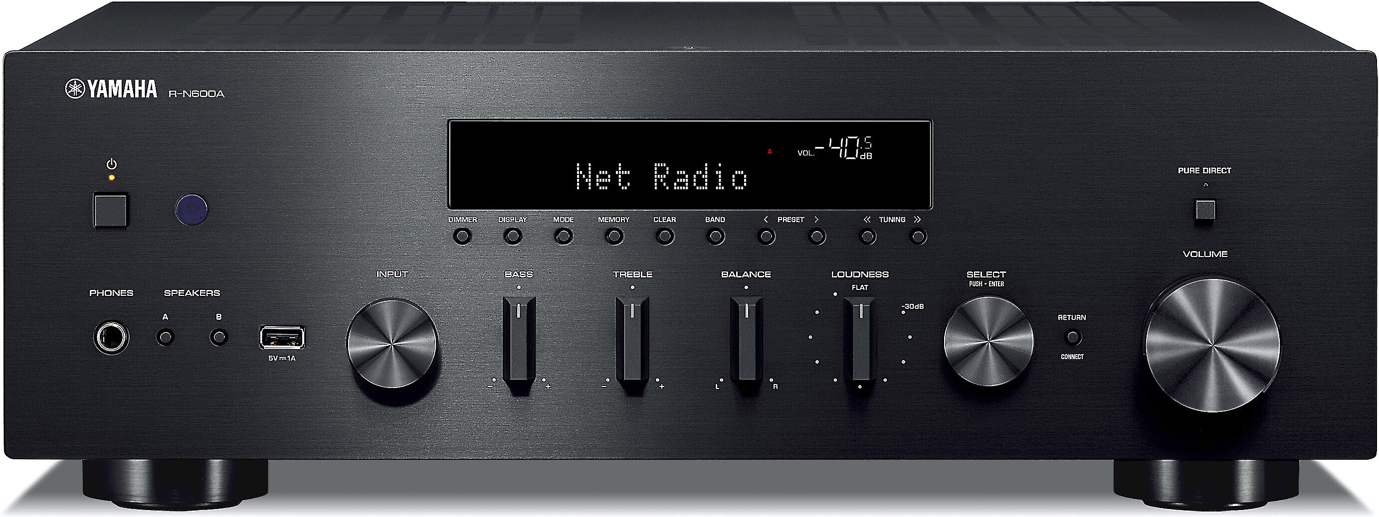 Customer Reviews: Yamaha R-N600A (Black) Stereo receiver with Wi