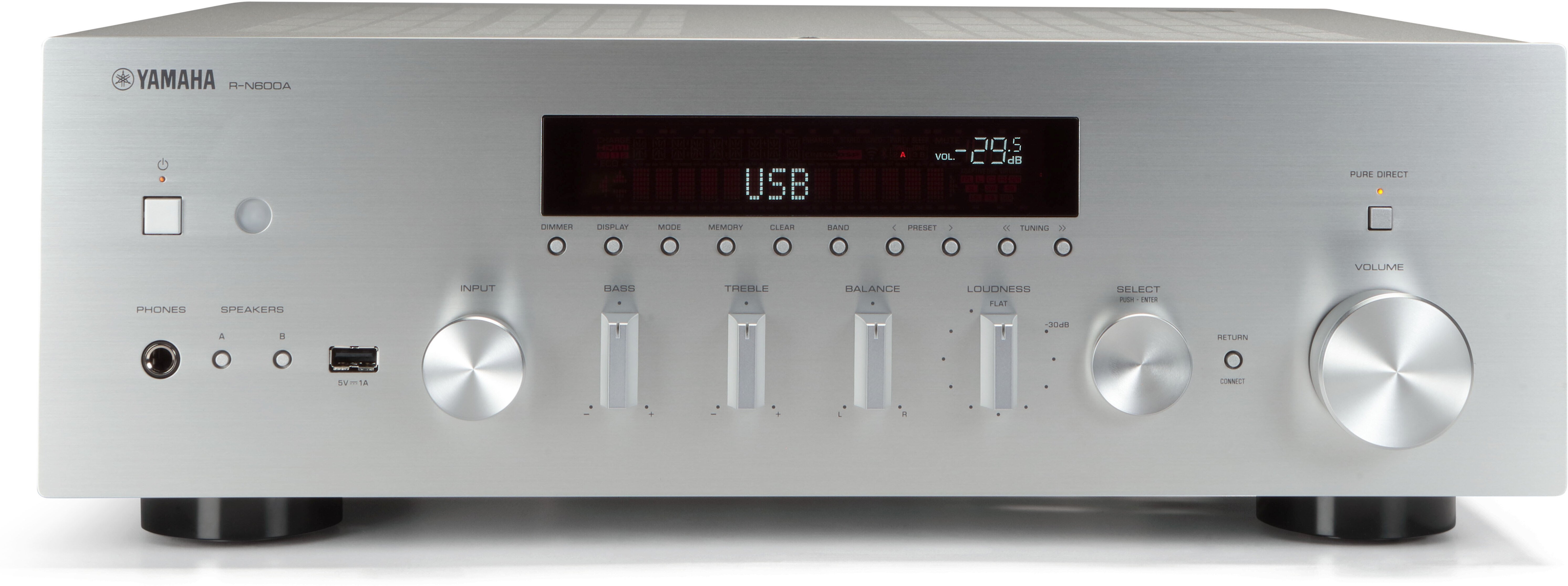 Customer Reviews: Yamaha R-N600A (Silver) Stereo receiver with Wi